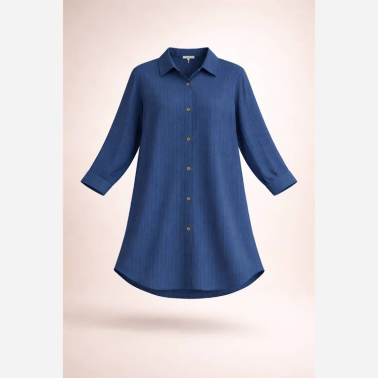 مانتو بلند ساده نخی شیک وخنک قیمت مناسب