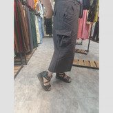 دامن زنانه کارگو کتان کوتاه وخفن